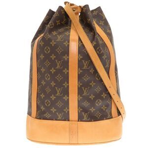 Louis Vuitton Monogram Randonne Shoulder Bag LV Brown